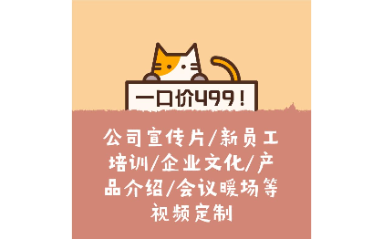 企业宣传片/产品介绍/企业文化等视频定制