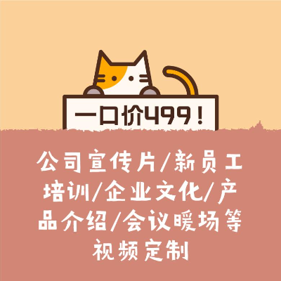 企业宣传片/产品介绍/企业文化等视频定制