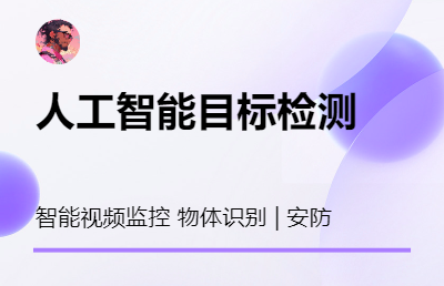 人工智能目标检测；智能视频监控｜物体识别｜制造