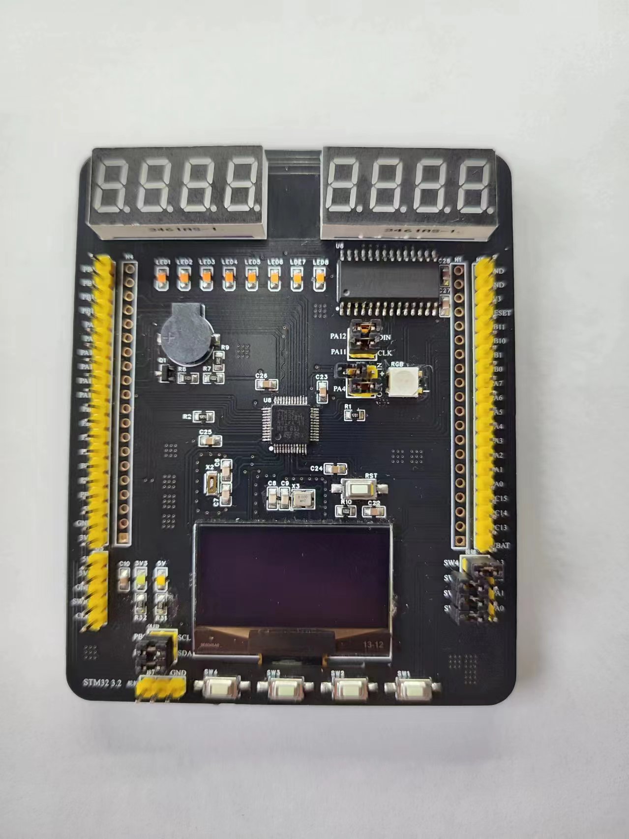 STM32开发板和数码管模块