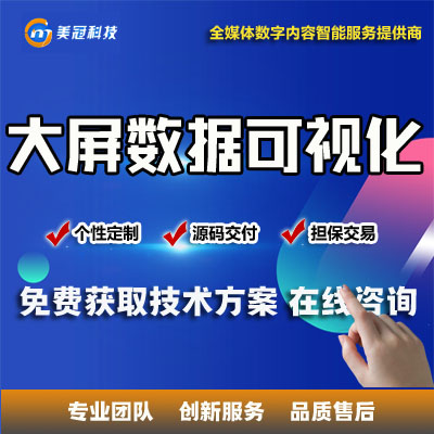 大屏数据可视化小程序开发系统部署环境搭建软件开发