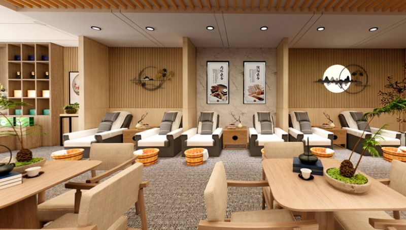 花草堂養(yǎng)生堂VI空間設計店面整體策劃
