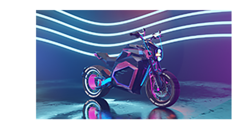 賽博摩托車模型搭建及其場(chǎng)景渲染