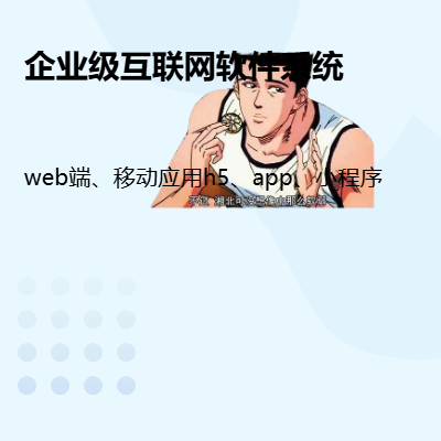 企业级软件开服务，bs架构、h5、app、小程序