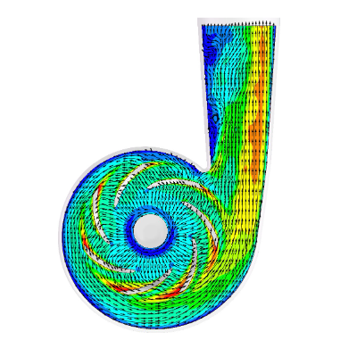高性能风道结构流体仿真分析，风机叶轮设计开发