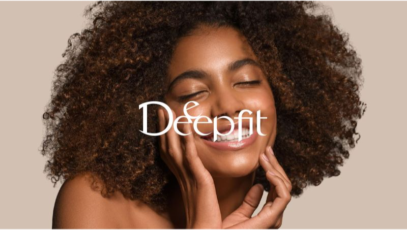 深适DEEEPFIT香水假发时尚类电商LOGO标志设计