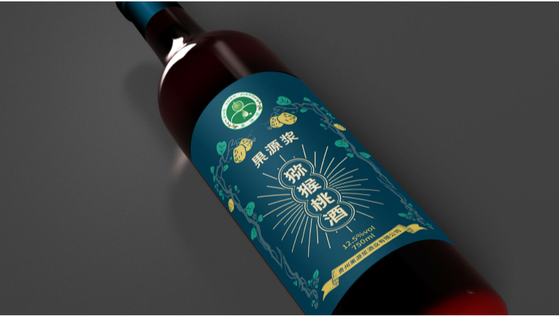 【獼猴桃果漿酒】包裝設(shè)計(jì)瓶貼設(shè)計(jì)禮盒設(shè)計(jì)