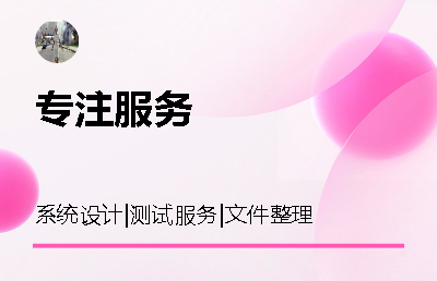 技术服务、系统部署、压力测试、系统测试