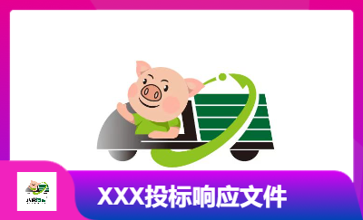 XXX項目投標文件編制