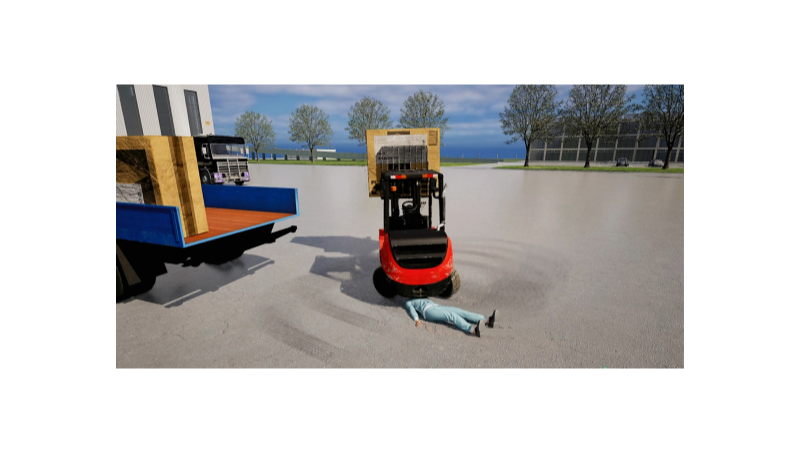 3d动画 视频 安全事故演示 警示 模拟