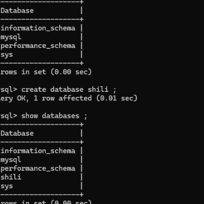 mysql数据库的使用与维护