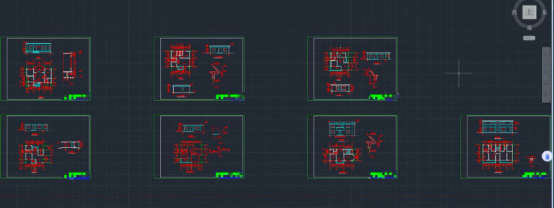 建筑平面图，剖面图及立面图