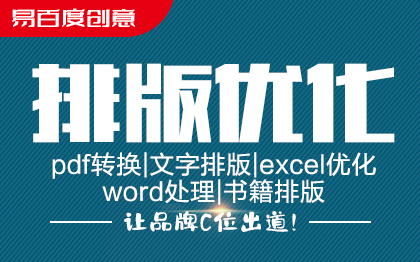 pdf转换EXCEL优化WORD排版图文案打字