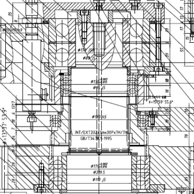 工程制图CAD代画 二维施工图代画