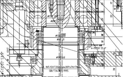 工程制图CAD代画 二维施工图代画