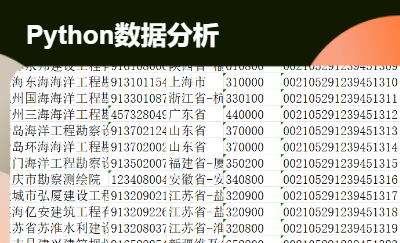Python數(shù)據(jù)分析---四庫(kù)一平臺(tái)企業(yè)數(shù)據(jù)
