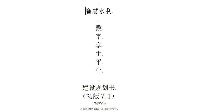 某某市智慧水利數(shù)字孿生平臺建設(shè)方案