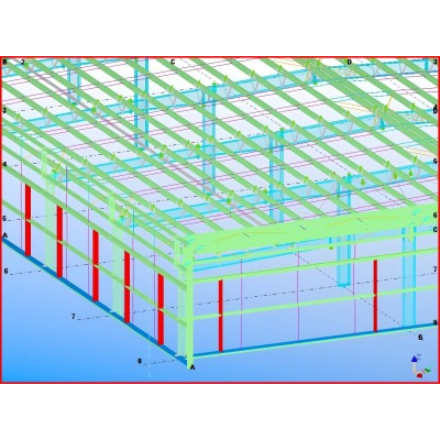 钢结构3D建模、制作图出图、安装图出图