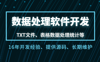 数据处理Python软件开发表格Excel统计